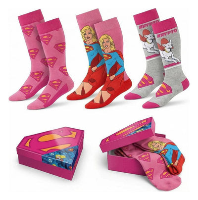 DC Comics Socken Supergirl 3er-Pack 36-43
