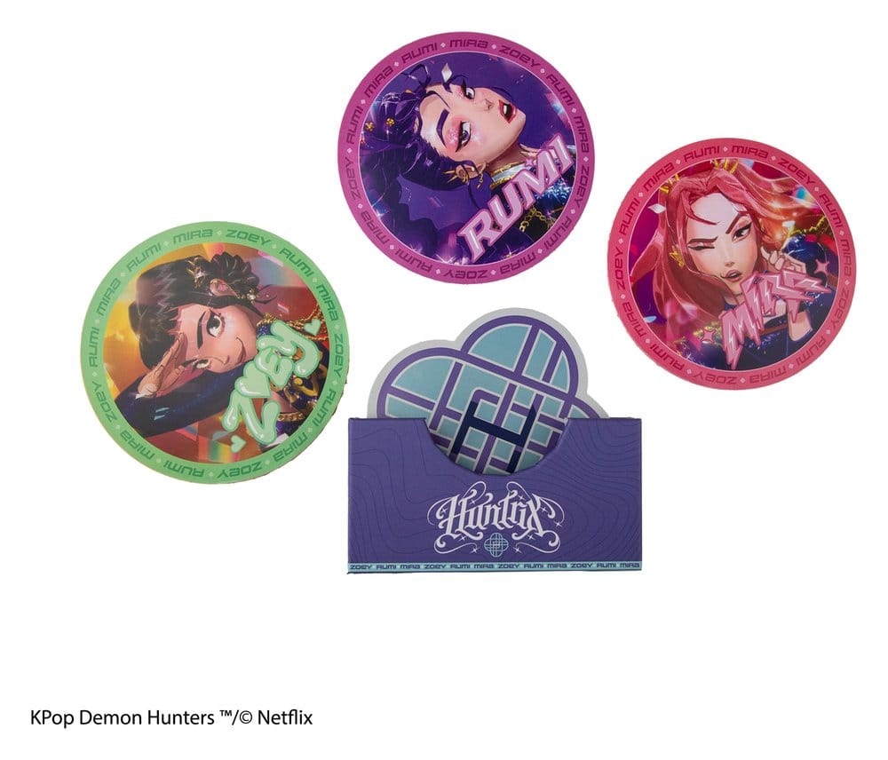 KPop Demon Hunters Untersetzer-Set (4 Stk.) HUNTR/X
