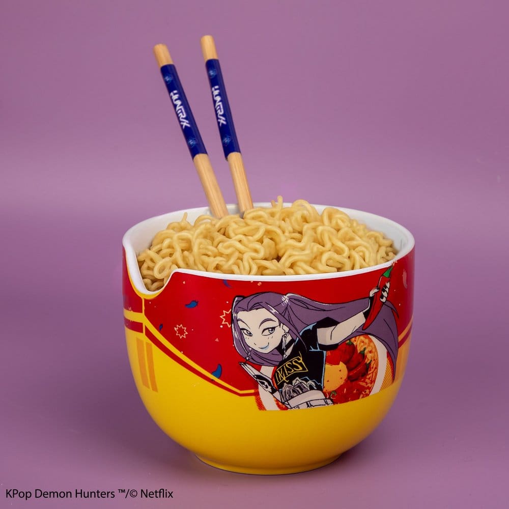 KPop Demon Hunters Ramen-Schüssel mit Stäbchen Mira Spice Queen
