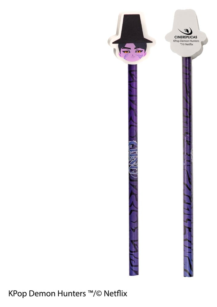 KPop Demon Hunters Bleistift & Radiergummi Serie 1