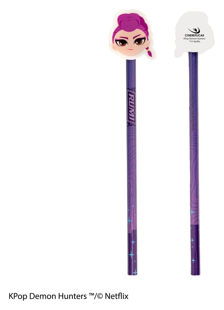KPop Demon Hunters Bleistift & Radiergummi Serie 1