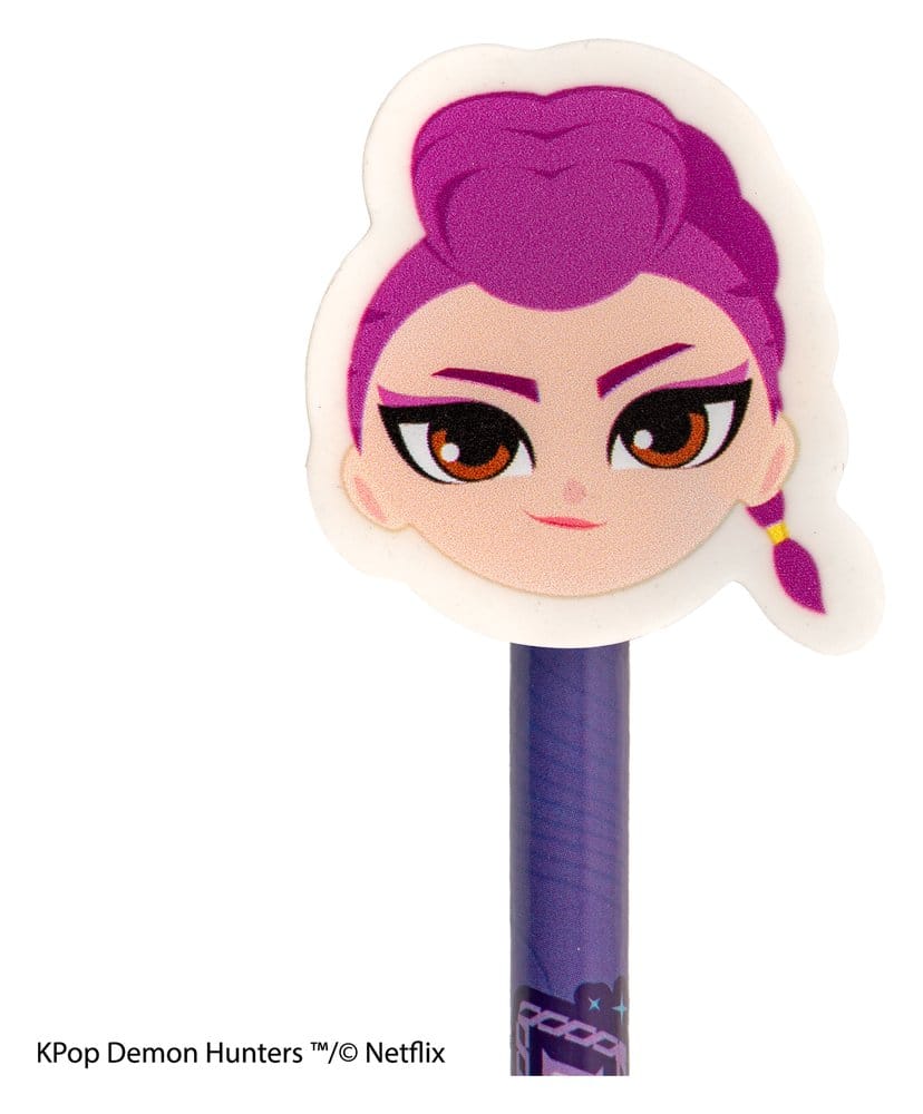 KPop Demon Hunters Bleistift & Radiergummi Serie 1