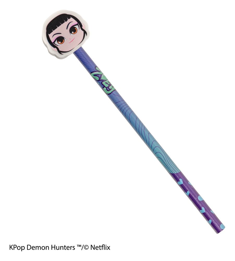 KPop Demon Hunters Bleistift & Radiergummi Serie 1