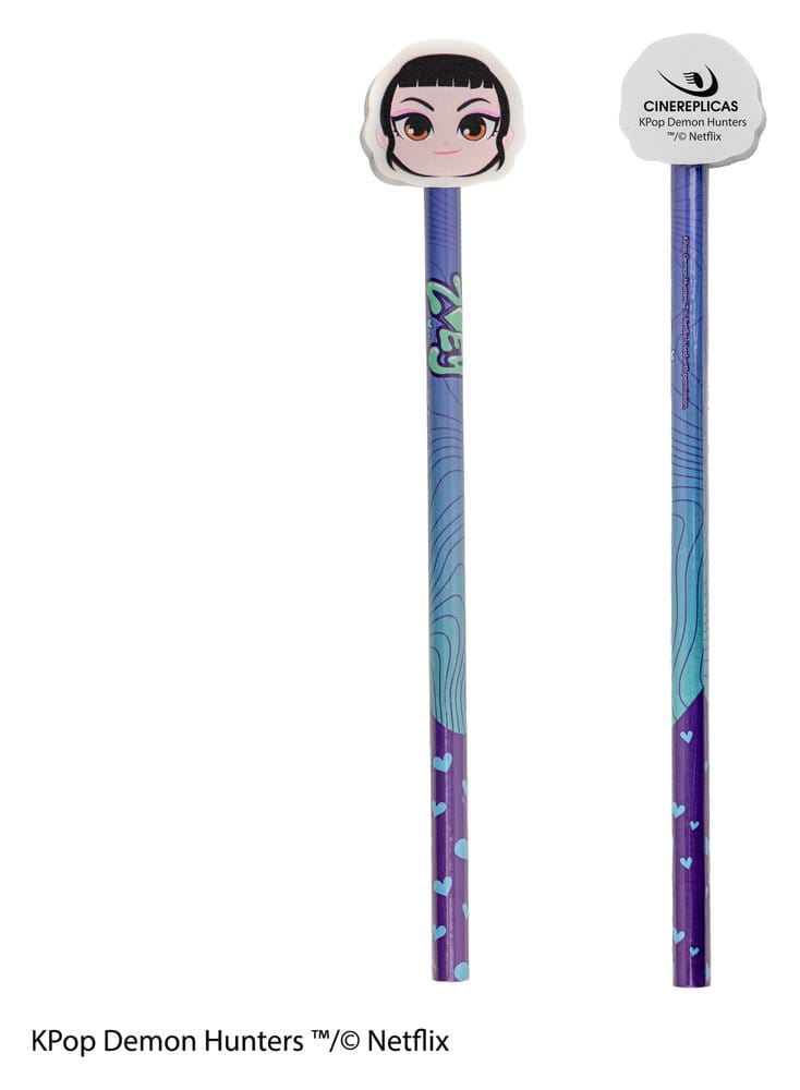 KPop Demon Hunters Bleistift & Radiergummi Serie 1