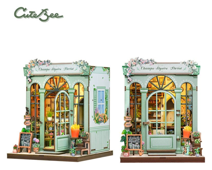 Miniature House Model Kit Champs-Élysées Florist 18 x 16 cm  