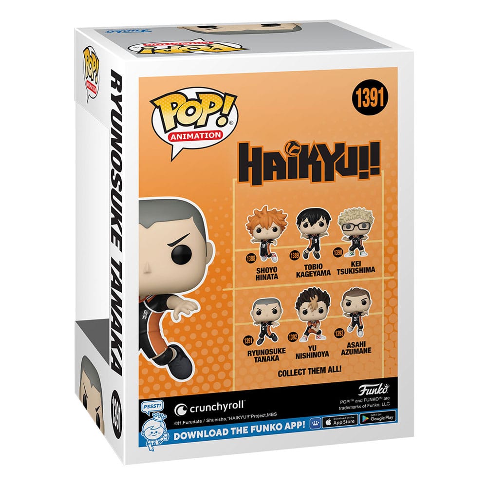 Haikyu!! POP! Animation Vinyl Figur Tanaka 9 cm