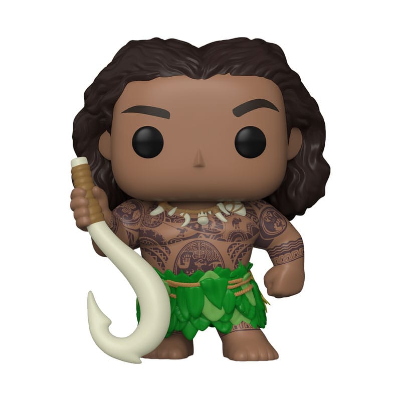 Vaiana 2 Disney POP! & Buddy Vinyl Figur Maui with Fish Hook 9 cm