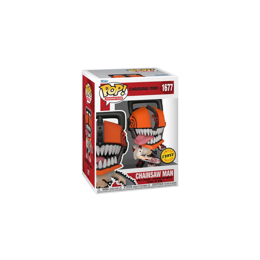 Chainsaw Man POP! Animation Vinyl Figur Chainsaw Man 9 cm - CHASE