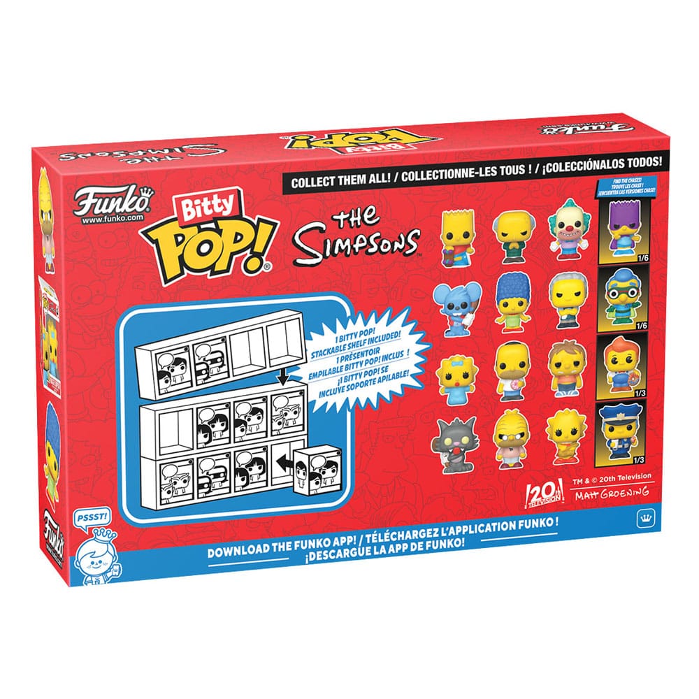 The Simpsons Bitty POP! Vinyl Figure 4-Pack Series 2 2 cm