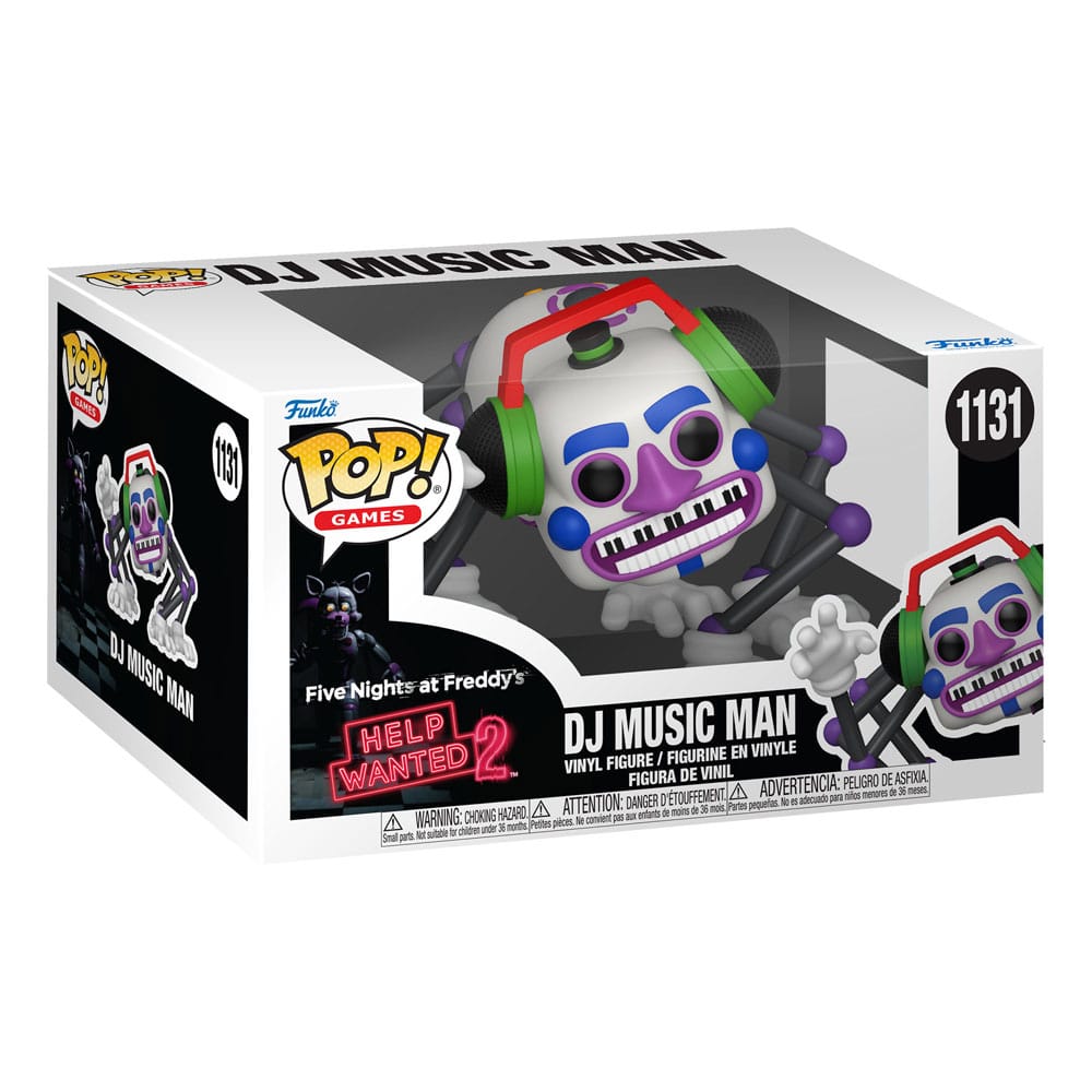 Five Nights at Freddy's: Help Wanted 2 POP! Premium Vinyl Figur DJ Music Man 9 cm