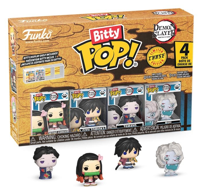 Demon Slayer: Kimetsu no Yaiba Bitty POP! Vinyl Figures 4-Pack Nezuko 2.5 cm