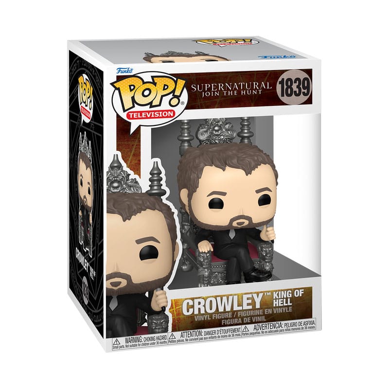 Supernatural POP! Premium Vinyl Figur Crowley (KoH) 9 cm