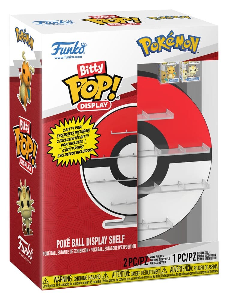 Pokémon Bitty POP! Display Vinyl Figures Poké Ball 