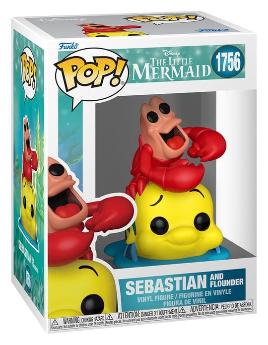 Disney POP! Vinyl Figur : TLM S3- Sebastian & Flounder 9 cm