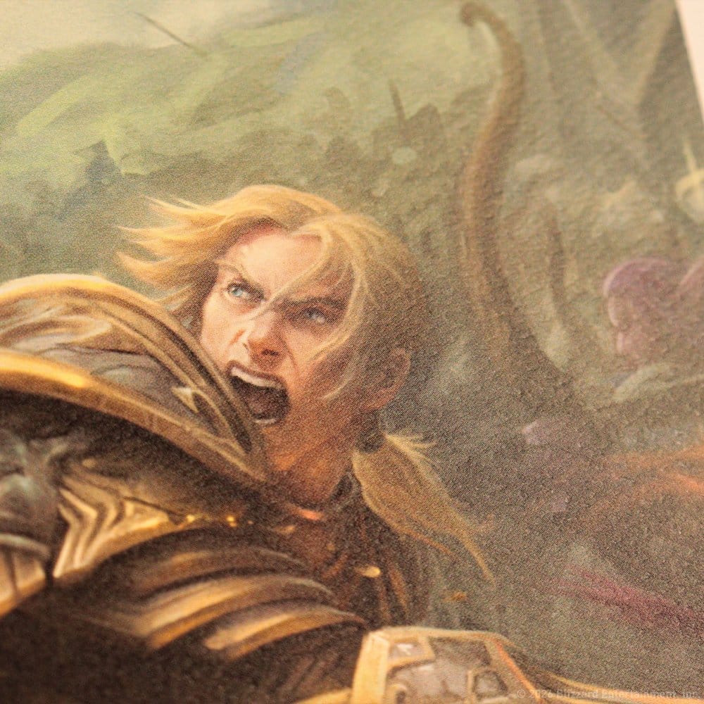 World of Warcraft Kunstdruck Sylvanas vs Anduin Wrynn Limited Edition 42 x 30 cm