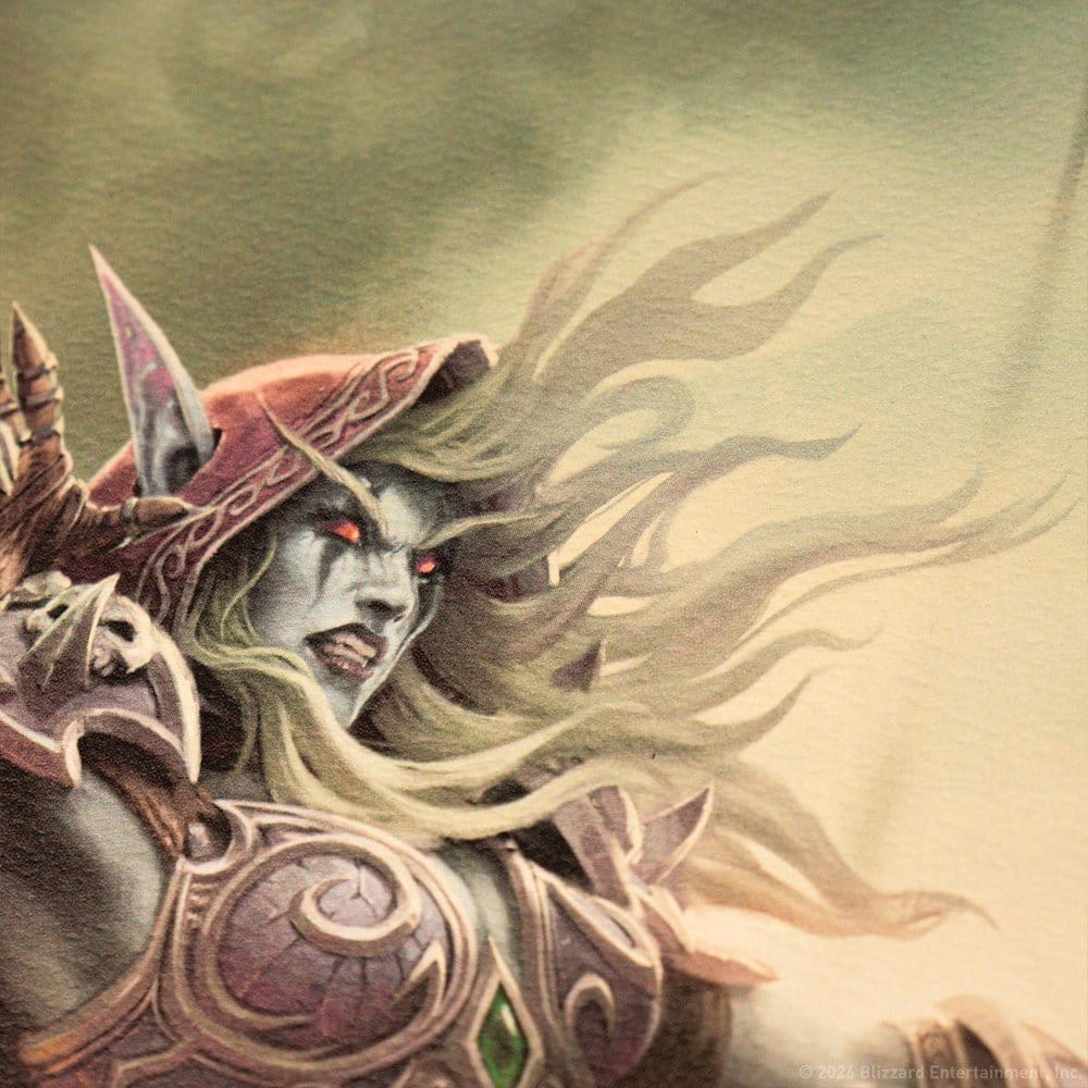 World of Warcraft Kunstdruck Sylvanas vs Anduin Wrynn Limited Edition 42 x 30 cm