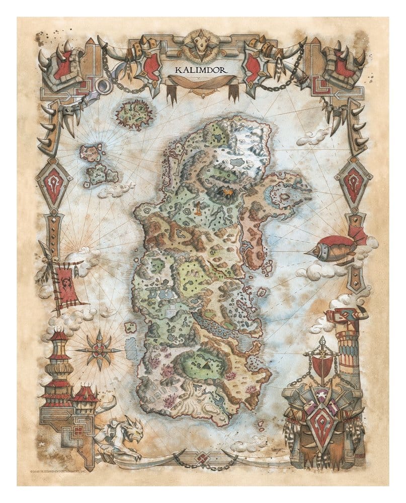 World of Warcraft Art Print Set, Limited Edition, 36 x 28 cm