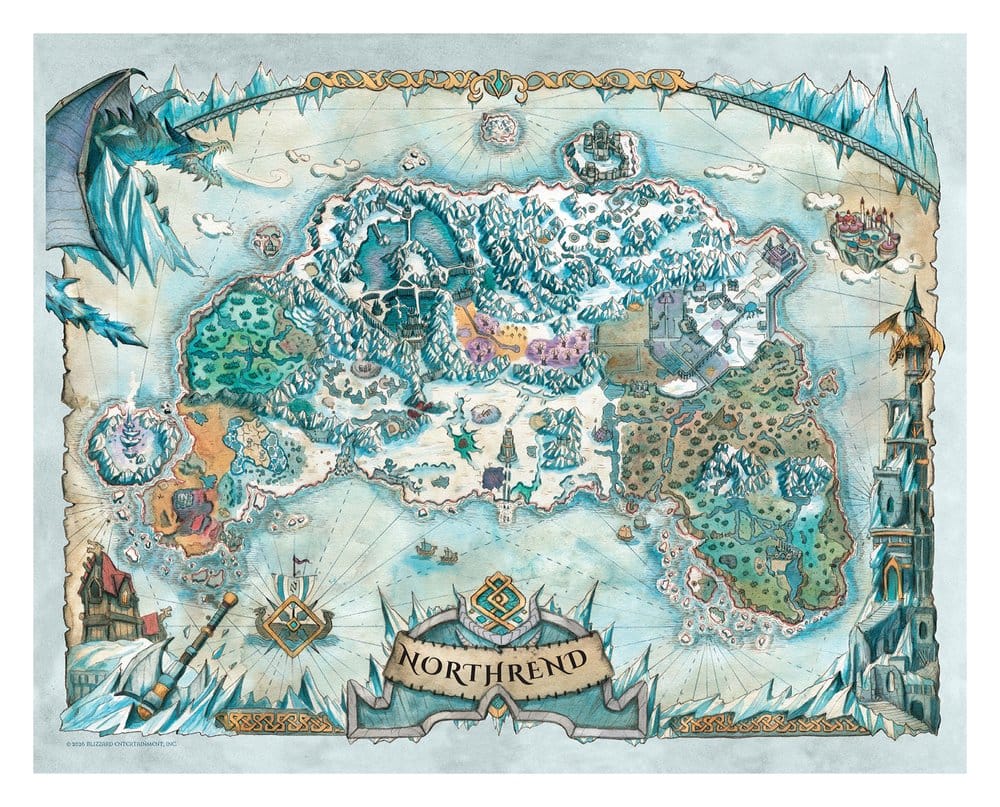 World of Warcraft Art Print Set, Limited Edition, 36 x 28 cm