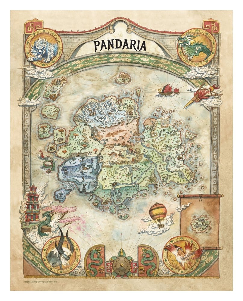 World of Warcraft Art Print Set, Limited Edition, 36 x 28 cm