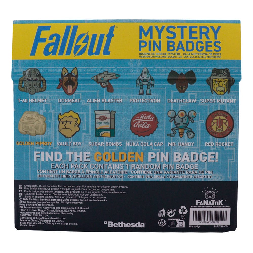 Fallout Ansteck-Pin Mystery Pin Badge
