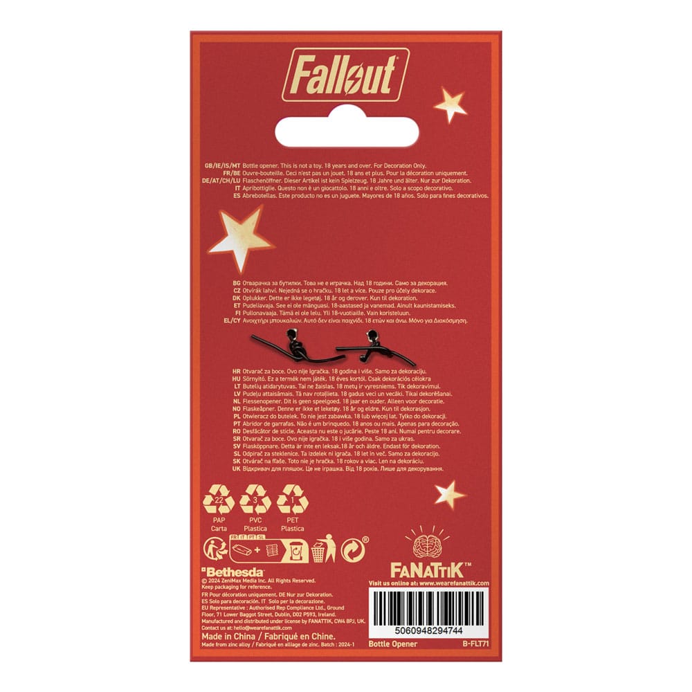 Fallout Nuka-Cola Bottle Opener, 8 cm