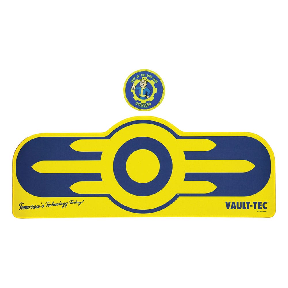 Fallout Desk Mat & Coaster Vault-Tec