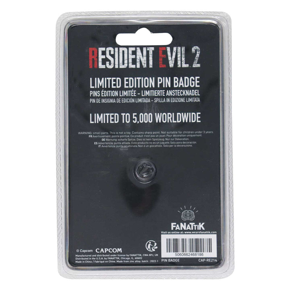 Resident Evil 2 XL Premium Ansteck-Pin 25th Anniversary Limited Edition