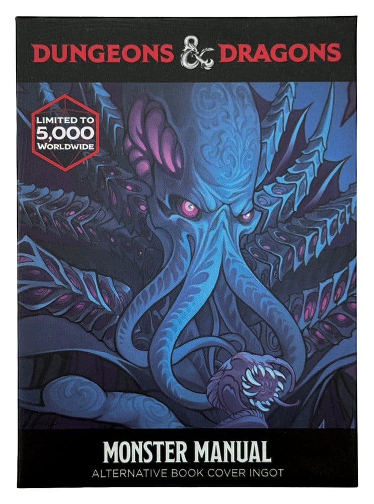 Dungeons & Dragons Ingot Monster Manual Alternate Cover Limited Edition     
