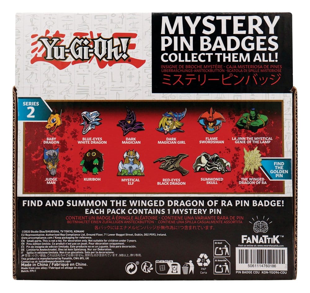 Yu-Gi-Oh! Mystery Ansteck-Pin Volume 2 (Blind Box)