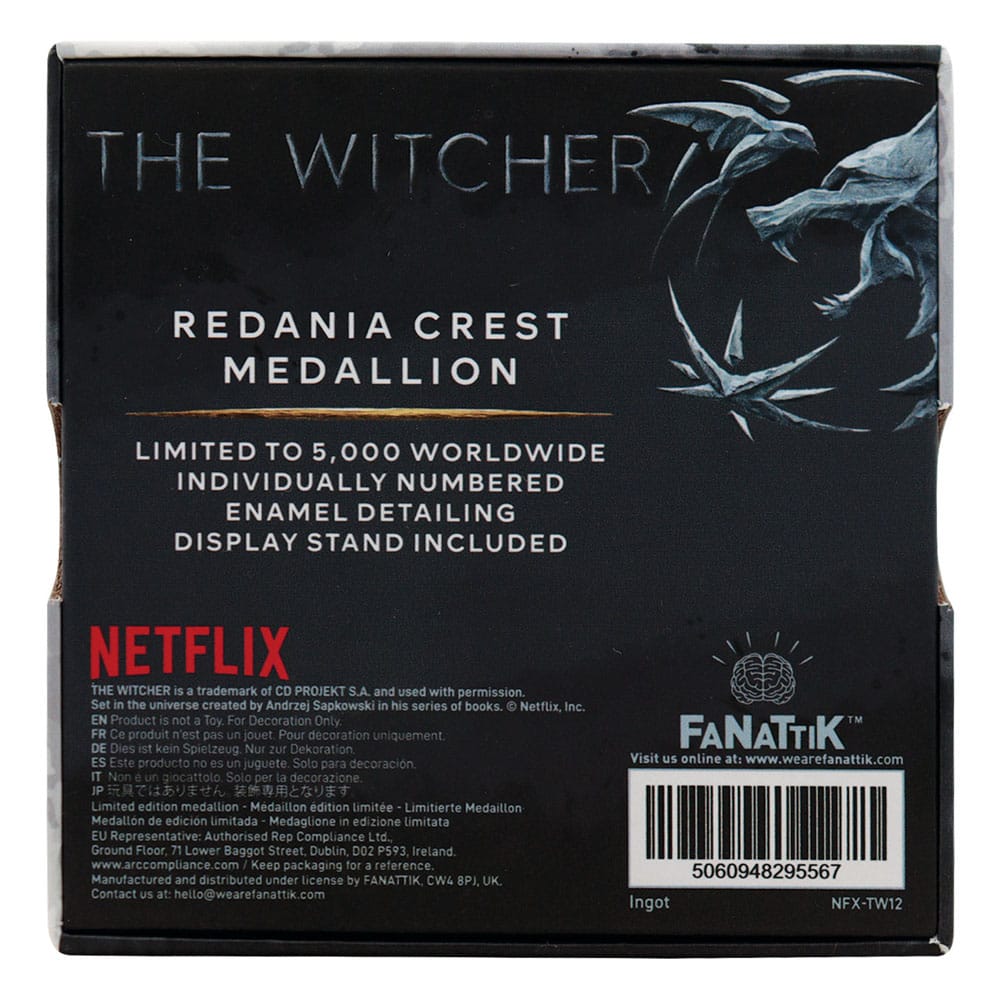 The Witcher Medaille Redania Crest Limited Edition