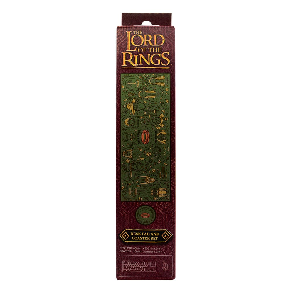 Lord of the Rings Desk Pad & Coaster Set 