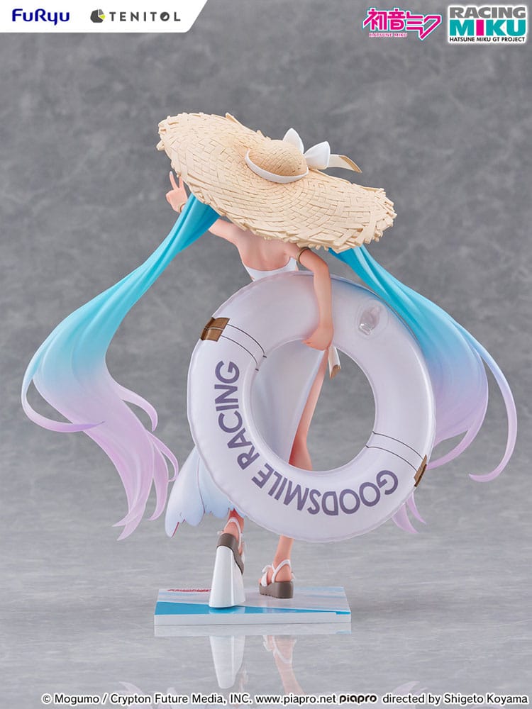Hatsune Miku GT Project Tenitol PVC Statue Racing Miku 2024: Tropical Ver. 21 cm