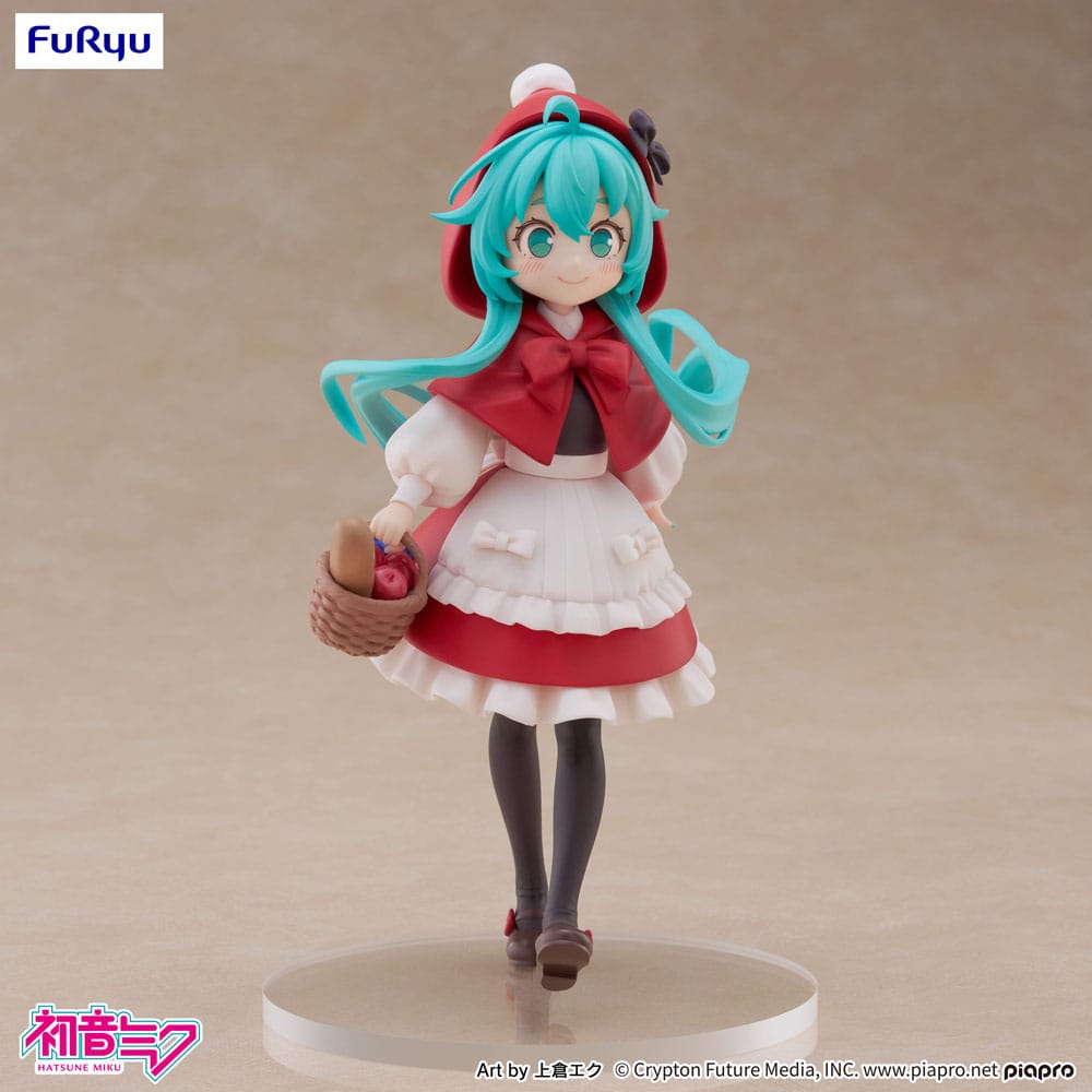Hatsune Miku Desktop Fairy PVC Statue: Hatsune Miku Little Red Riding Hood Ver., 16 cm