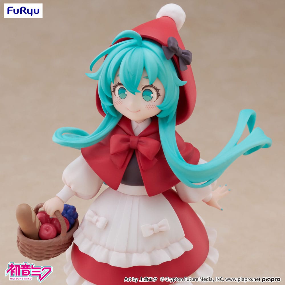 Hatsune Miku Desktop Fairy PVC Statue: Hatsune Miku Little Red Riding Hood Ver., 16 cm