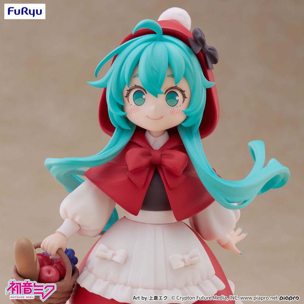 Hatsune Miku Desktop Fairy PVC Statue: Hatsune Miku Little Red Riding Hood Ver., 16 cm