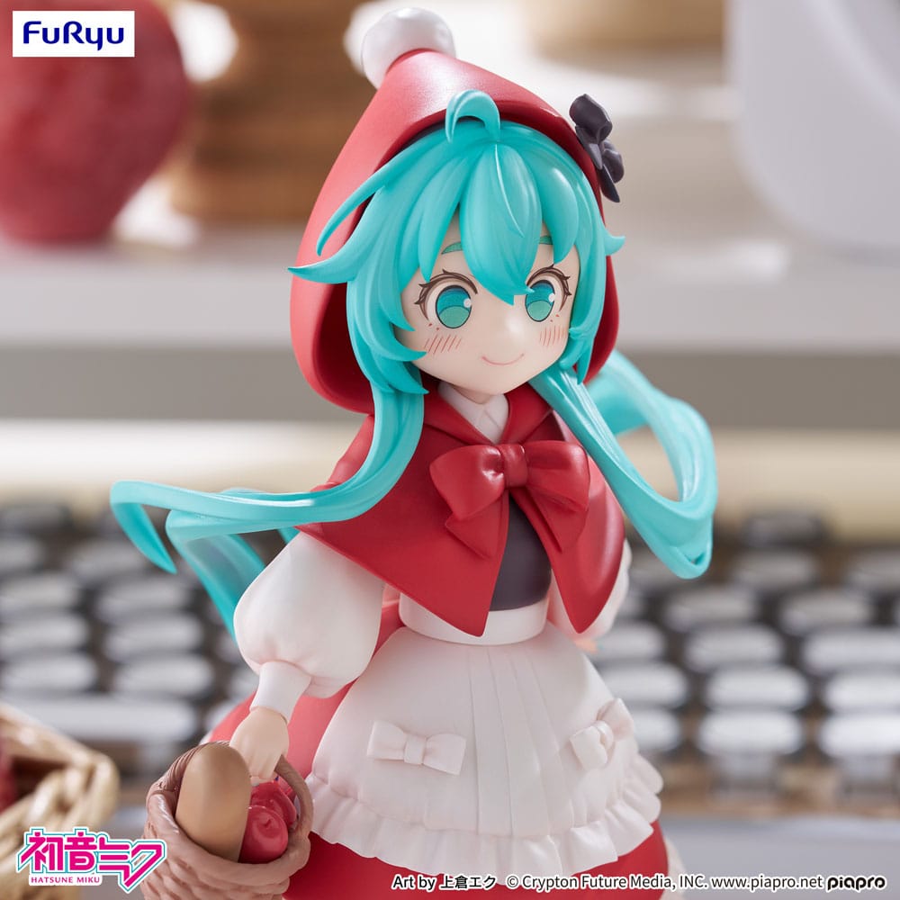 Hatsune Miku Desktop Fairy PVC Statue: Hatsune Miku Little Red Riding Hood Ver., 16 cm