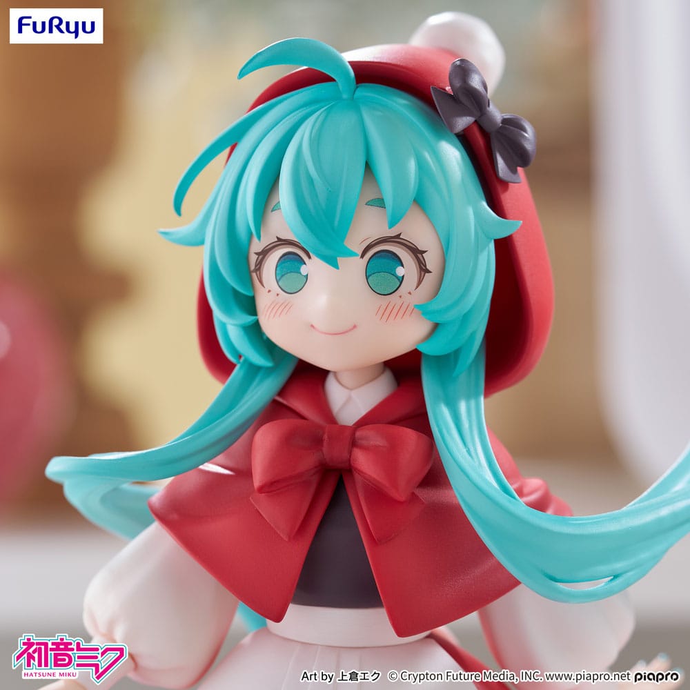 Hatsune Miku Desktop Fairy PVC Statue: Hatsune Miku Little Red Riding Hood Ver., 16 cm