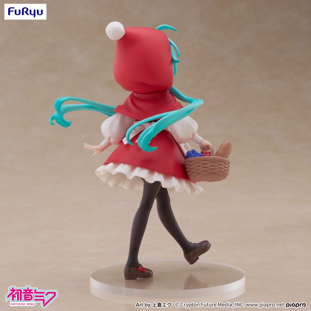 Hatsune Miku Desktop Fairy PVC Statue: Hatsune Miku Little Red Riding Hood Ver., 16 cm