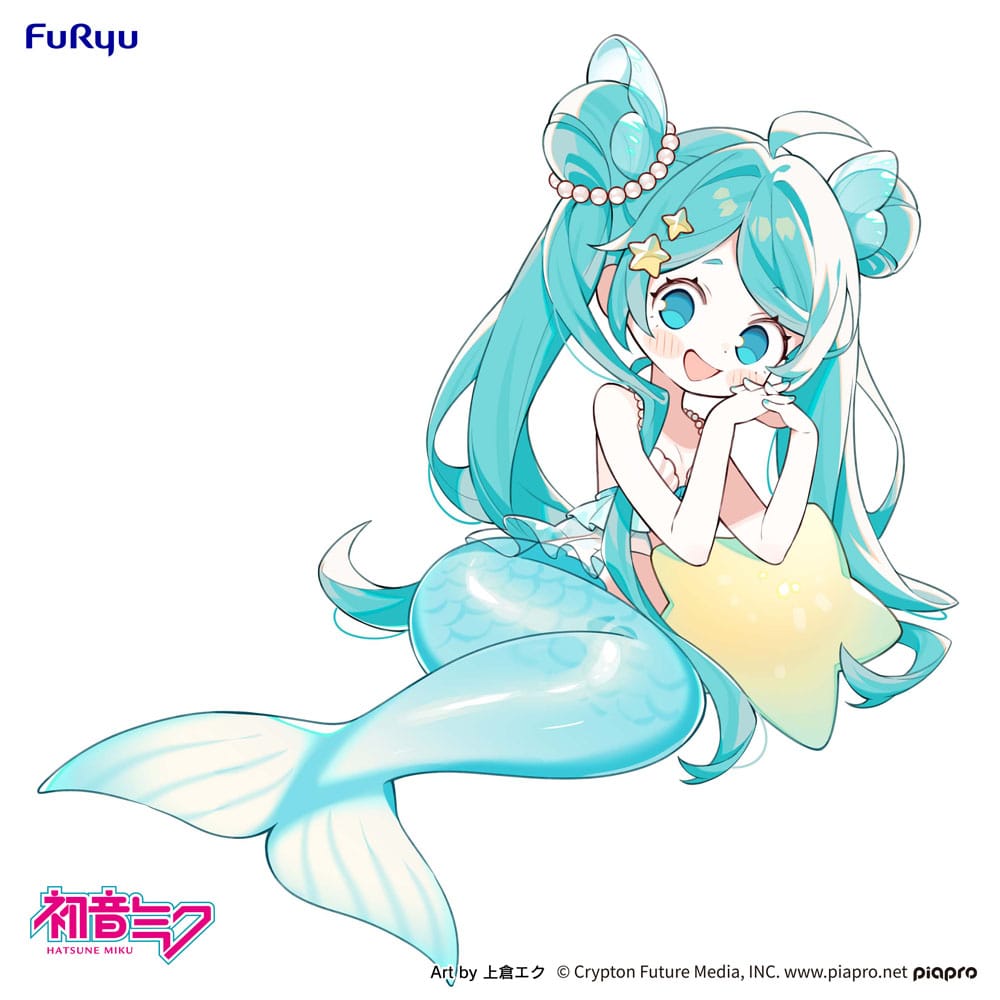 Hatsune Miku Desktop Fairy PVC Statue Hatsune Miku Mermaid Princess Ver. 9 cm