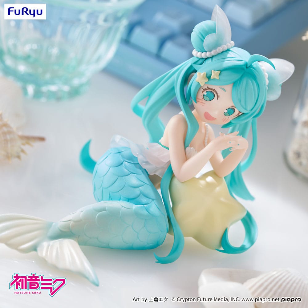 Hatsune Miku Desktop Fairy PVC Statue Hatsune Miku Mermaid Princess Ver. 9 cm