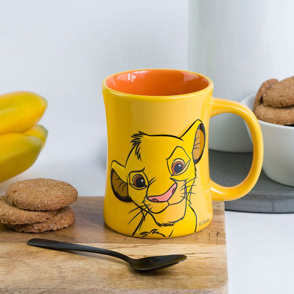 Disney Der König der Löwen 3D Relief Tasse Simba 360 ml