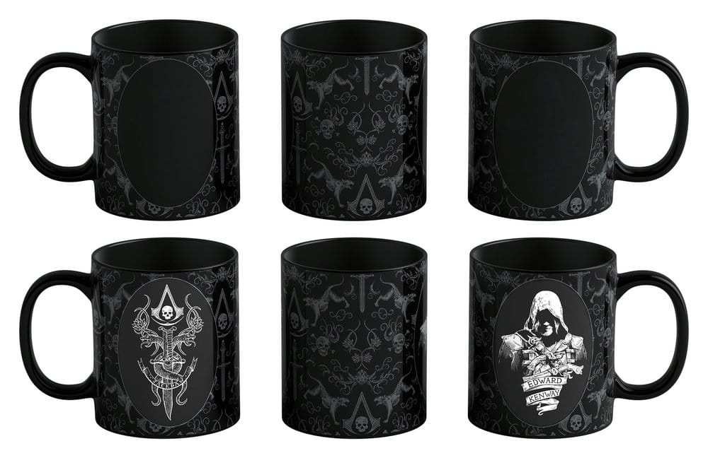 Assassin's Creed Black Flag Resynced Tasse mit Thermoeffekt Edward Kenway 480 ml