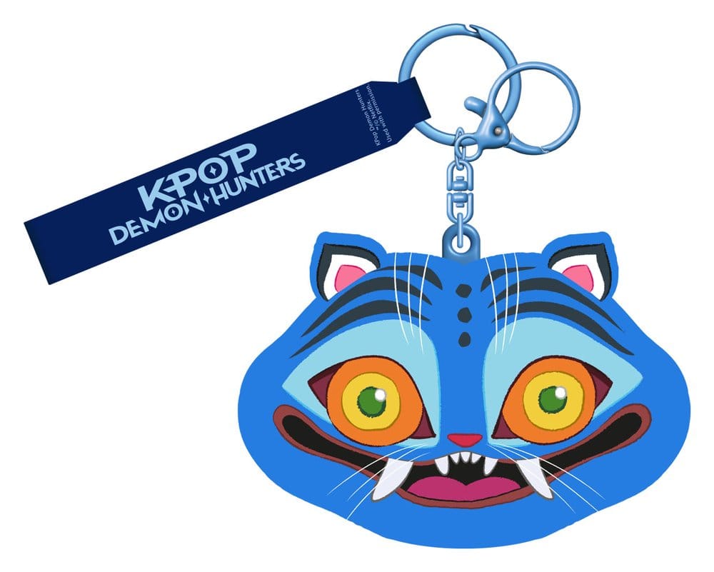 KPop Demon Hunters Silicone Keychain: Derpy Tiger