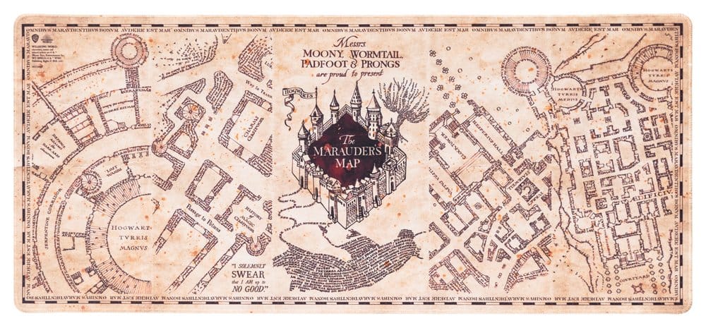 Harry Potter XL Mauspad – Karte des Rumtreibers (80 x 35 cm)