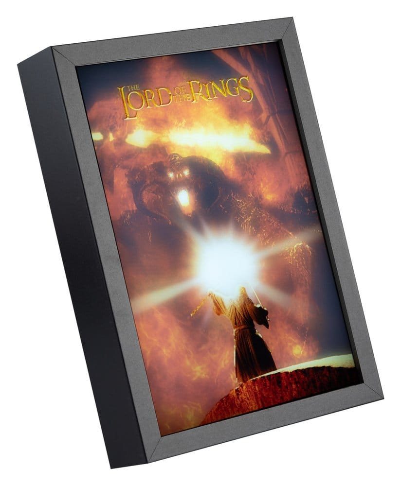 Der Herr der Ringe Gerahmtes LED-Panel 28 x 20 cm
