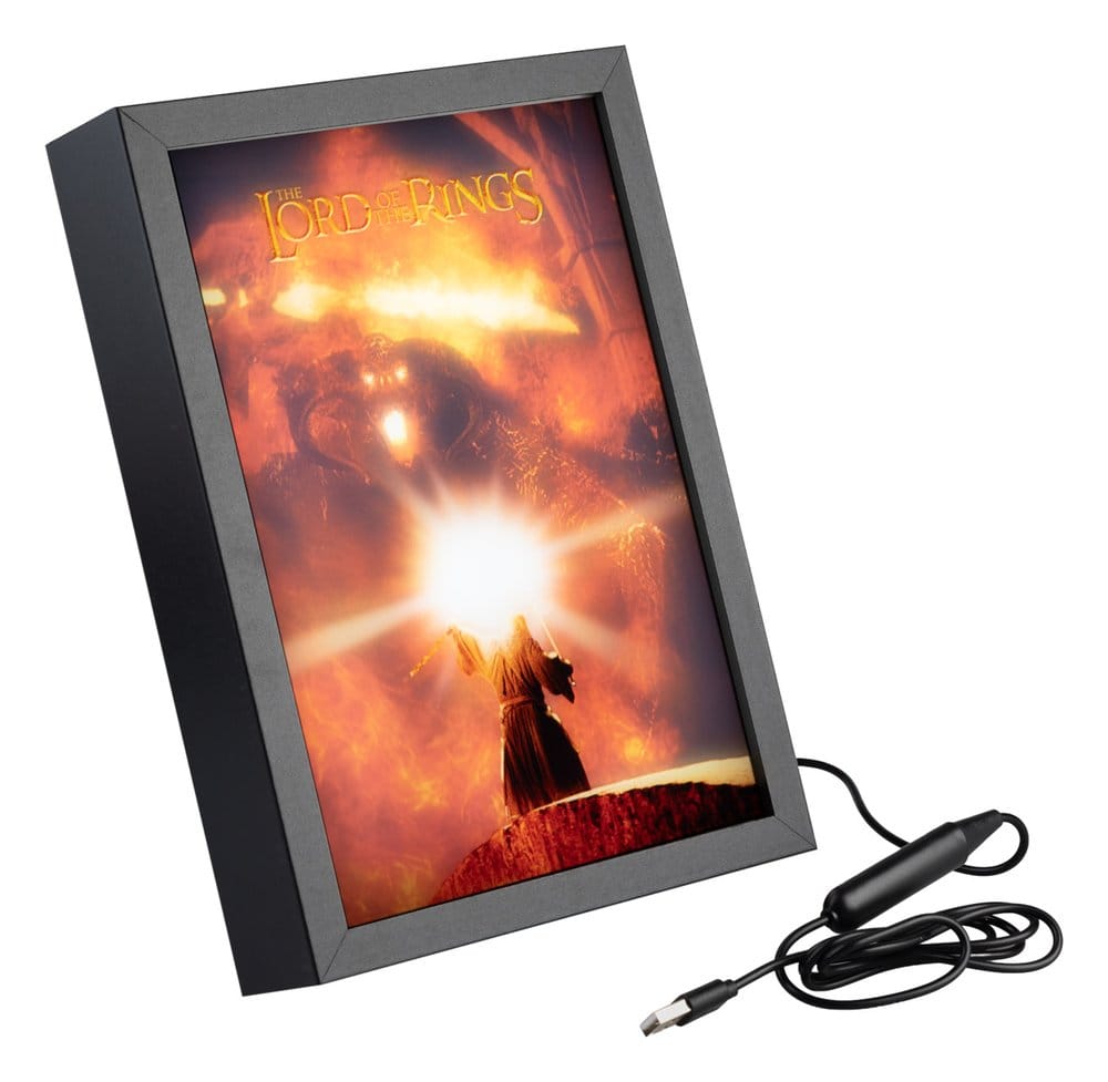 Der Herr der Ringe Gerahmtes LED-Panel 28 x 20 cm
