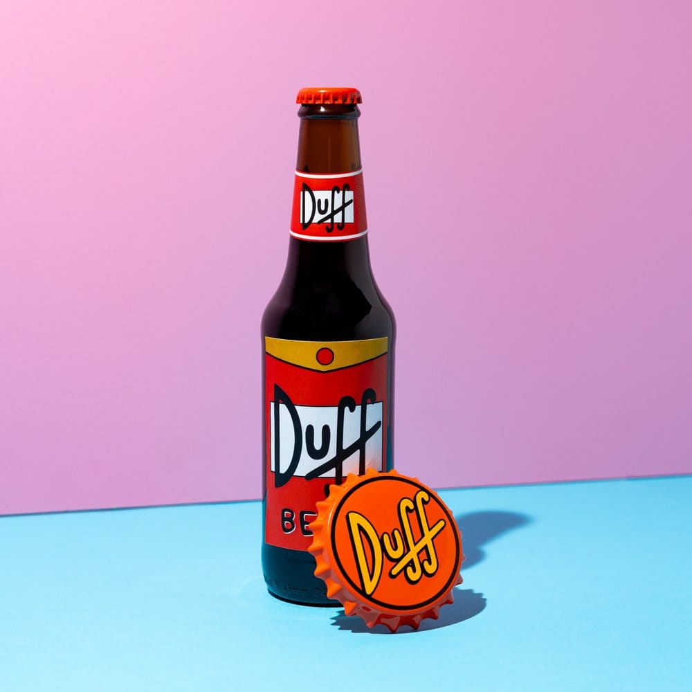 The Simpsons Magnet with Bottle Opener Duff Beer 7 cm 