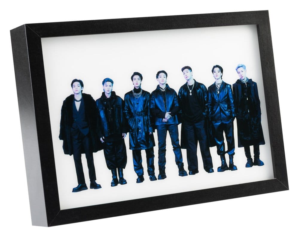 BTS Gerahmter LED Druck