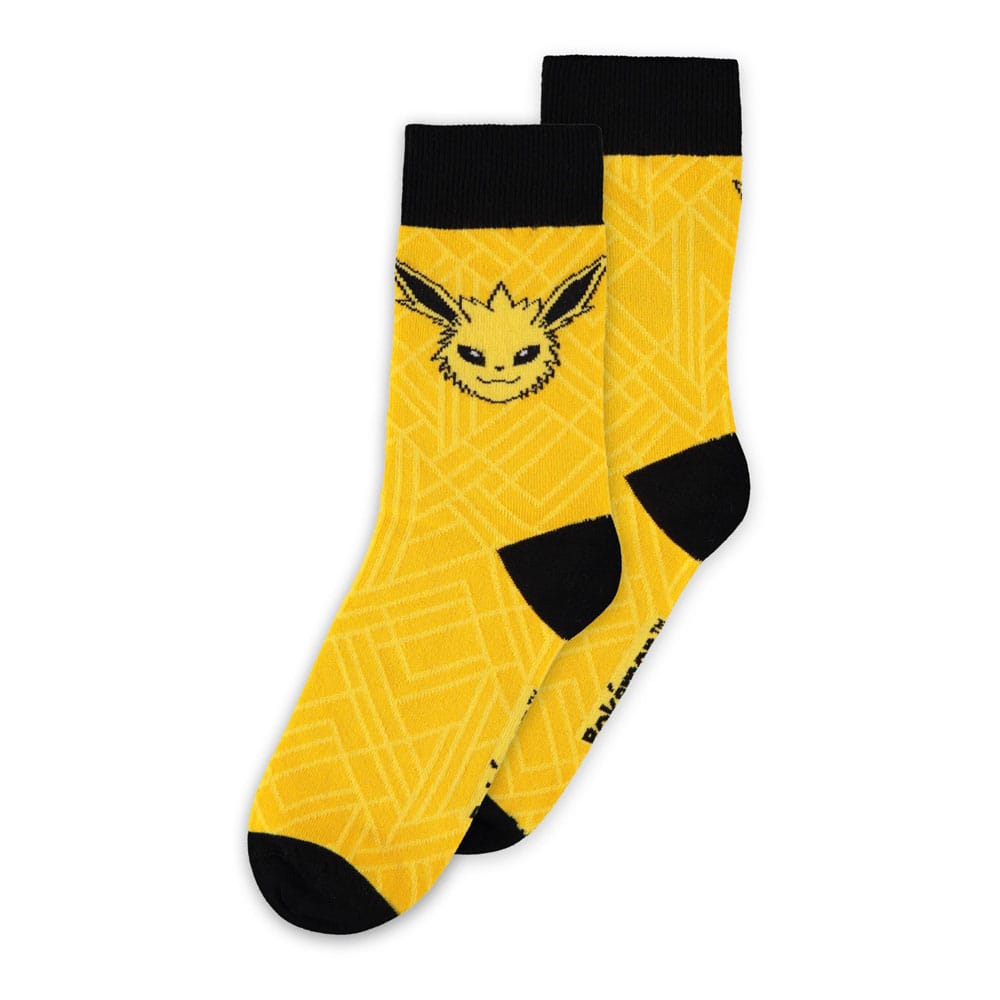 Pokémon Socks, 3-Pack: Eevee Evolution, Sizes 35–38