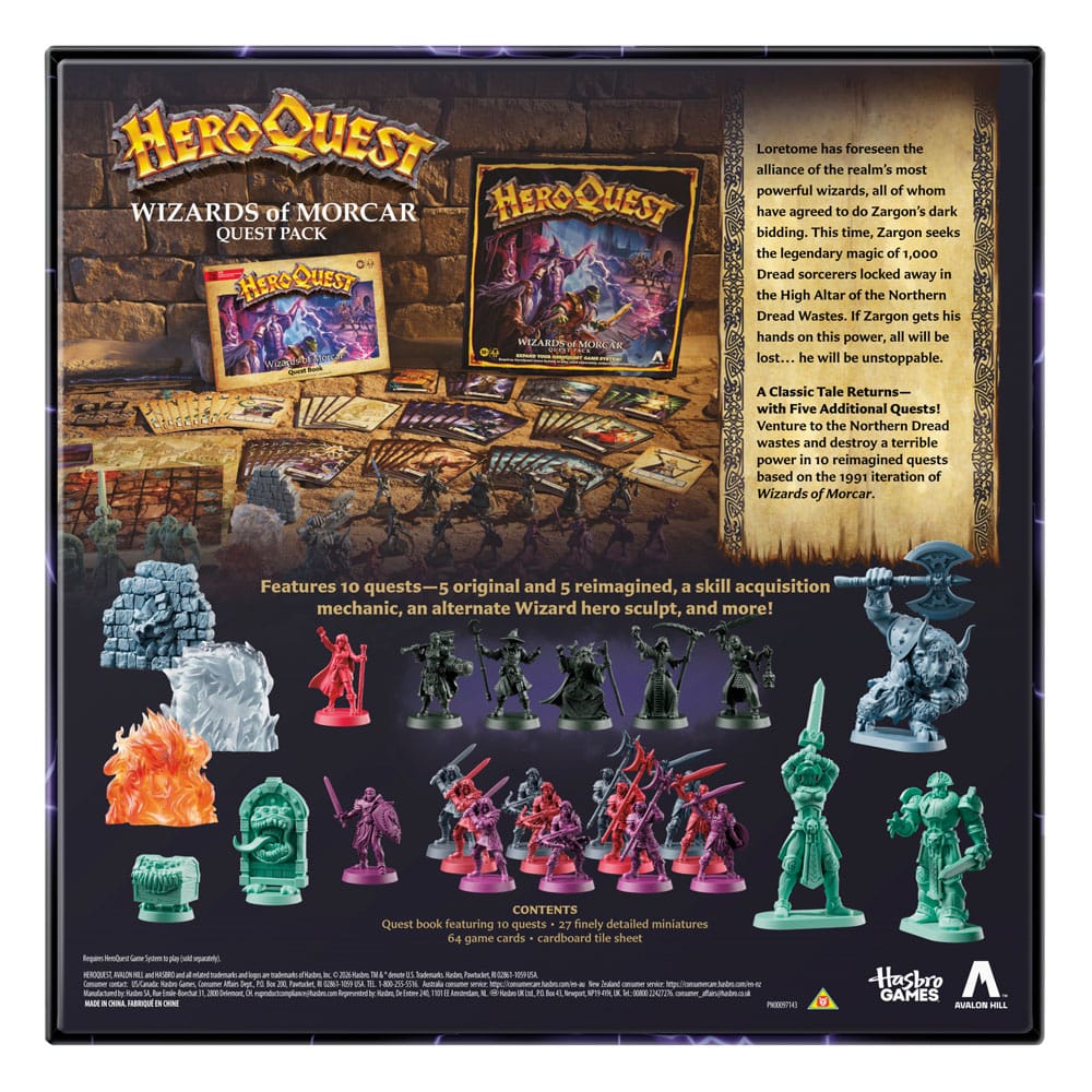 HeroQuest Brettspiel-Erweiterung Wizards of Morcar Abenteuerpack (EN)